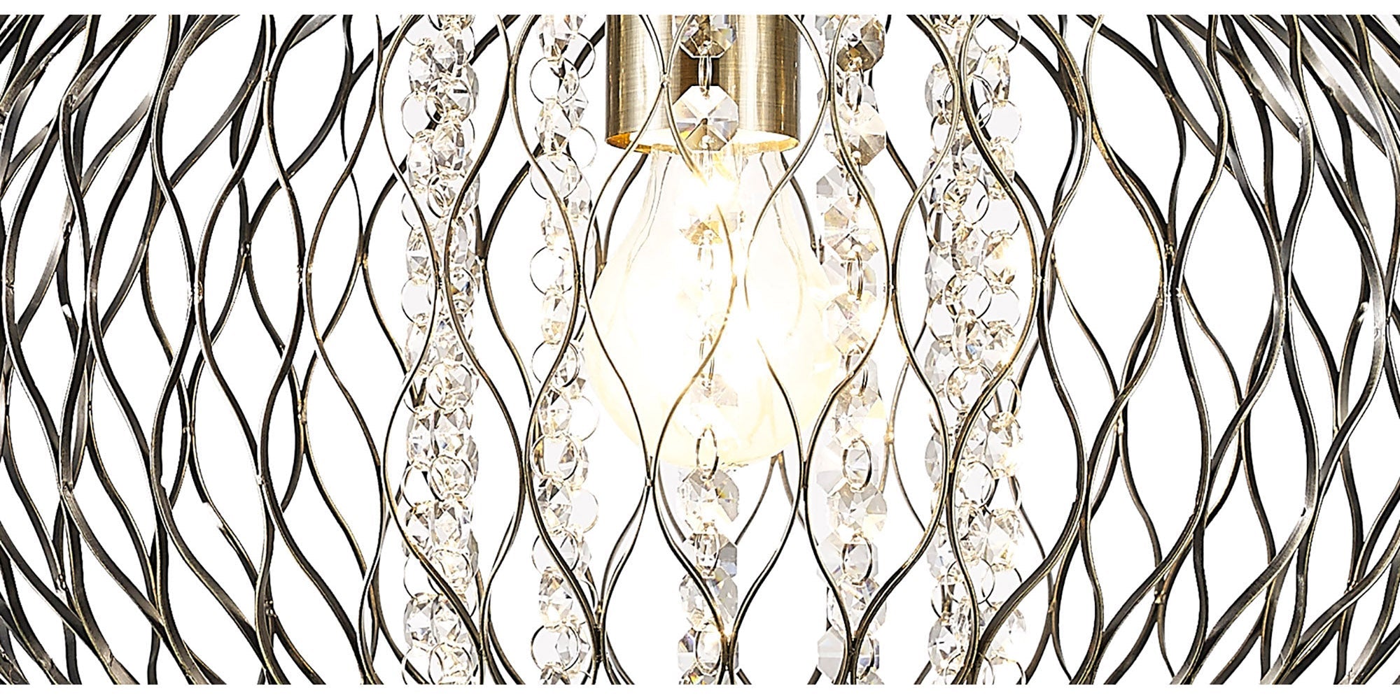 Diyas - Chelsie Large Pendant - Luminosity Designs Ltd