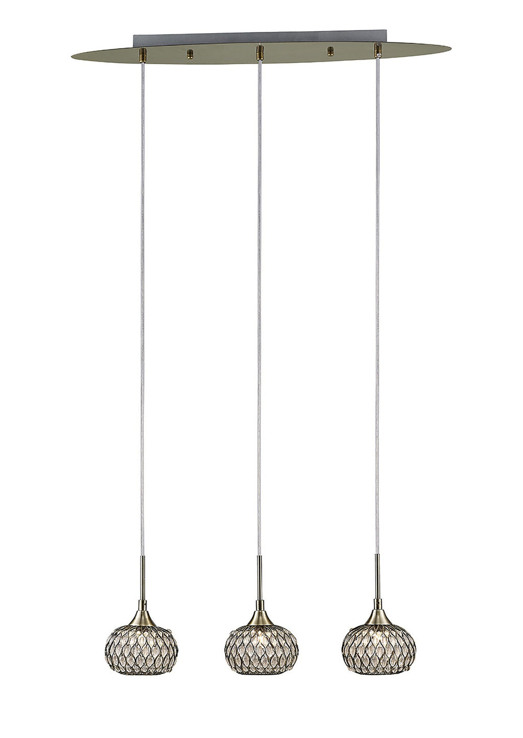 Diyas - Chelsie Linear Bar Pendant - Luminosity Designs Ltd