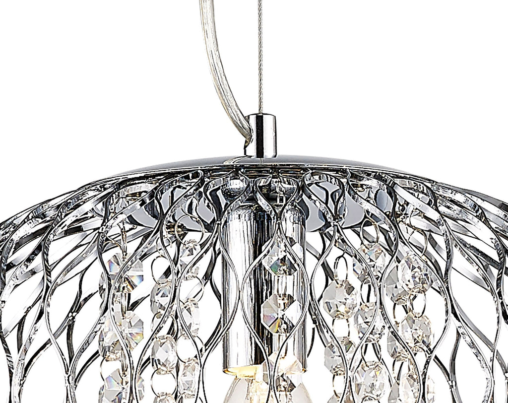 Diyas - Chelsie Medium Pendant - Luminosity Designs Ltd