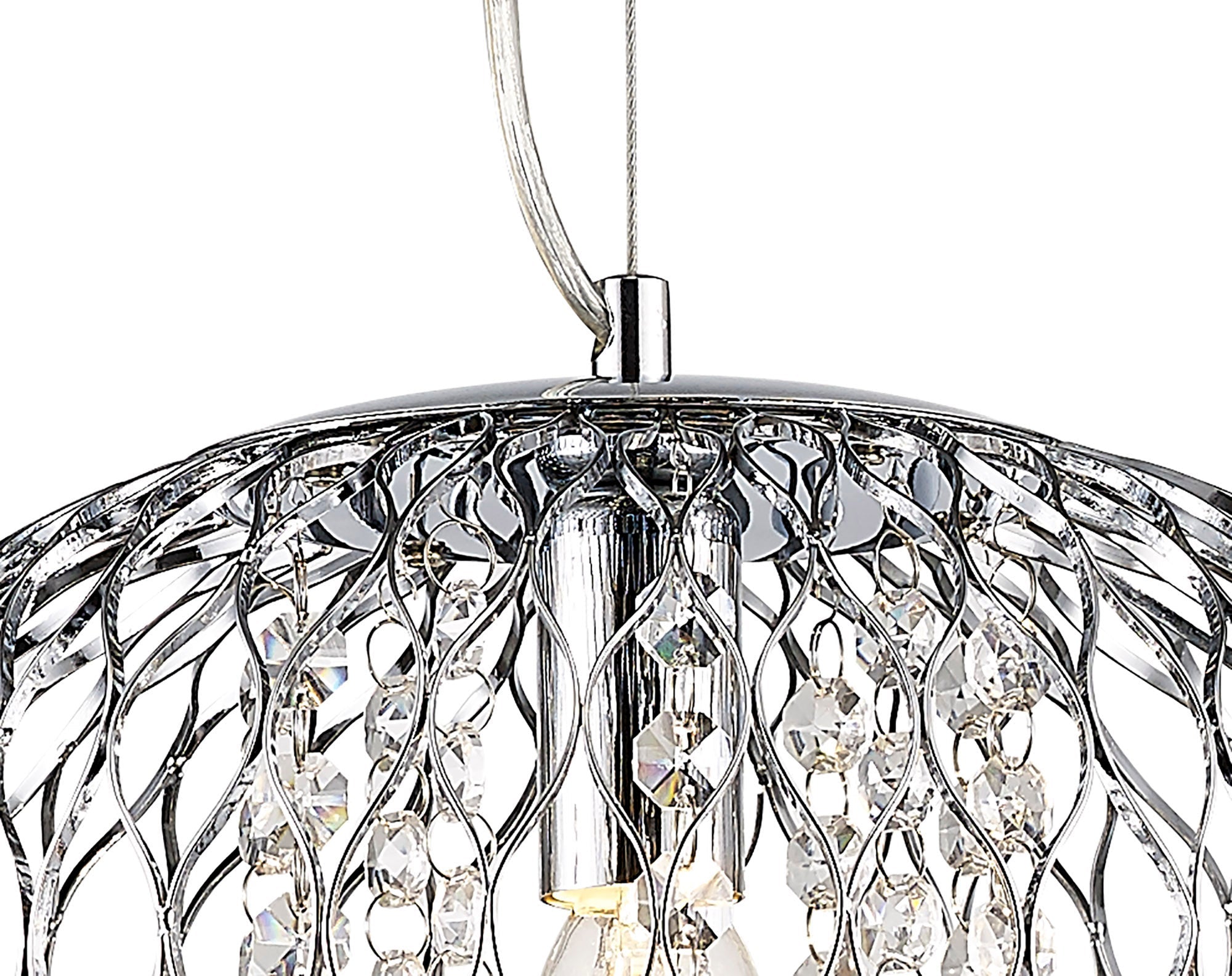 Diyas - Chelsie Medium Pendant - Luminosity Designs Ltd