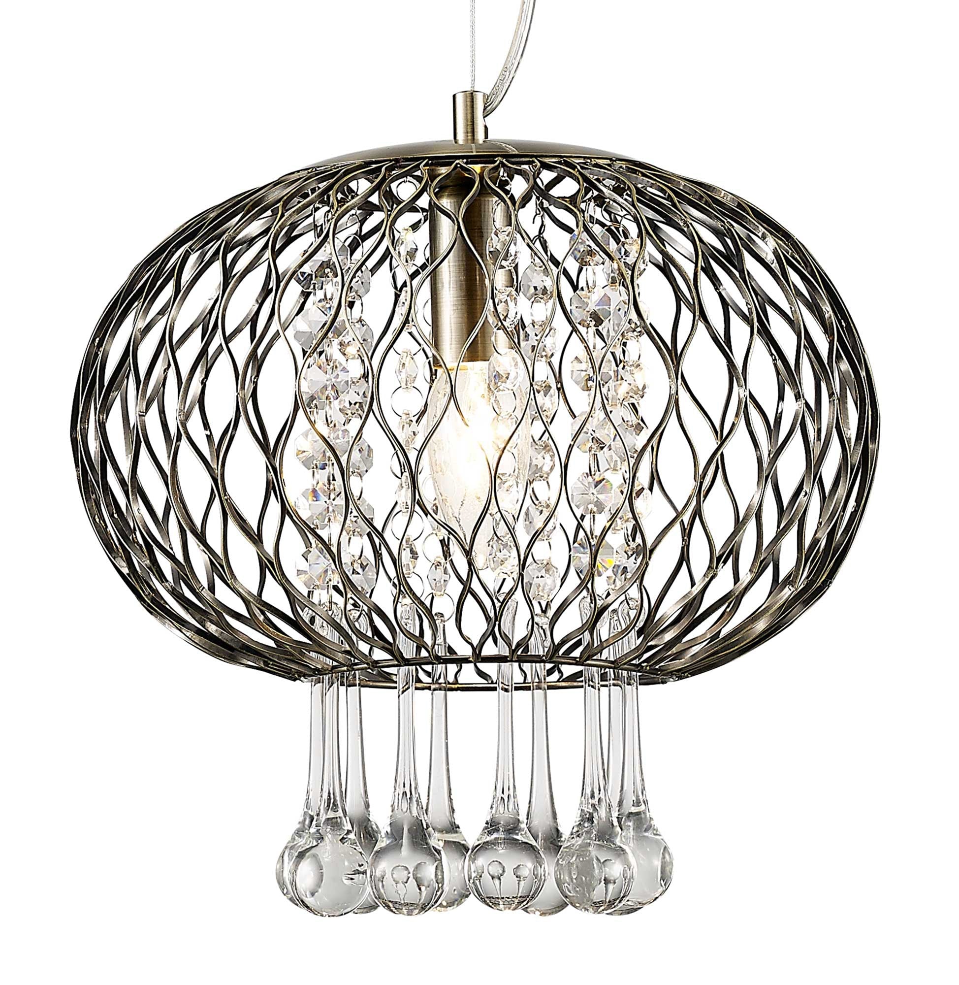Diyas - Chelsie Medium Pendant - Luminosity Designs Ltd