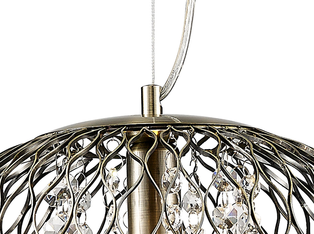 Diyas - Chelsie Medium Pendant - Luminosity Designs Ltd