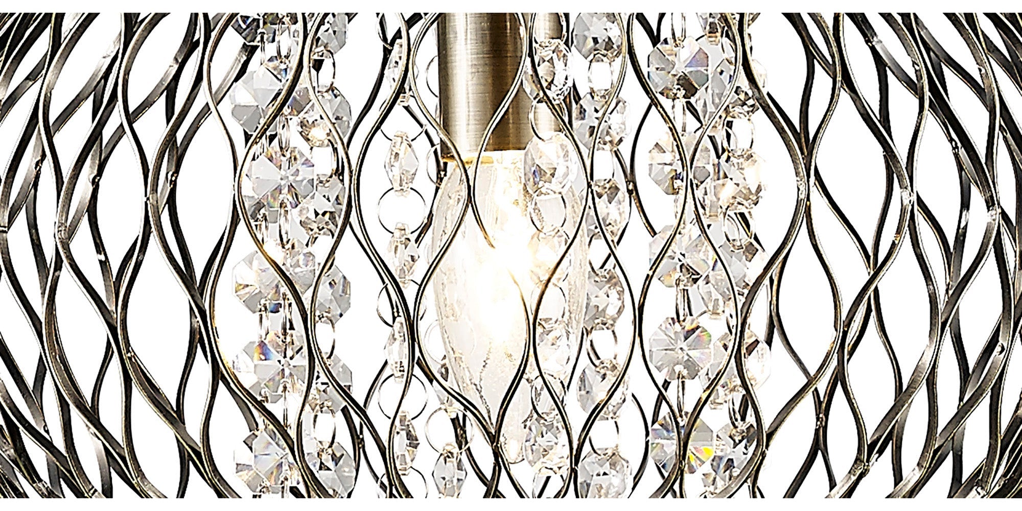 Diyas - Chelsie Medium Pendant - Luminosity Designs Ltd