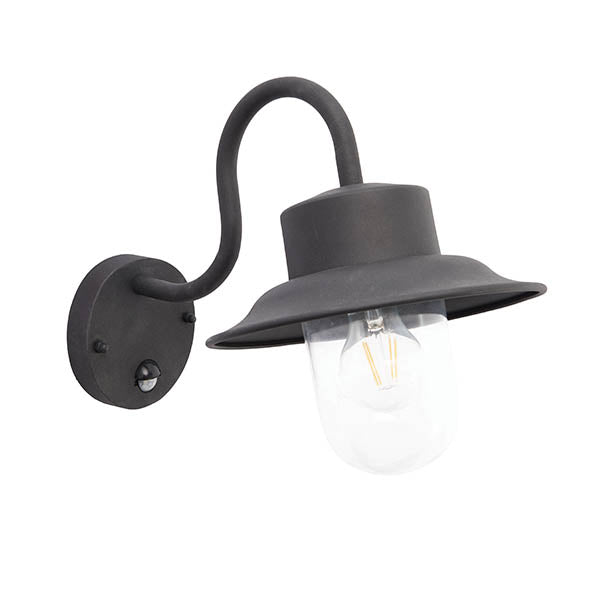 Luminosity Designs - Chesham PIR Wall Fishermans Style Lantern, 1x E27 (Endon 70331) - Luminosity Designs Ltd