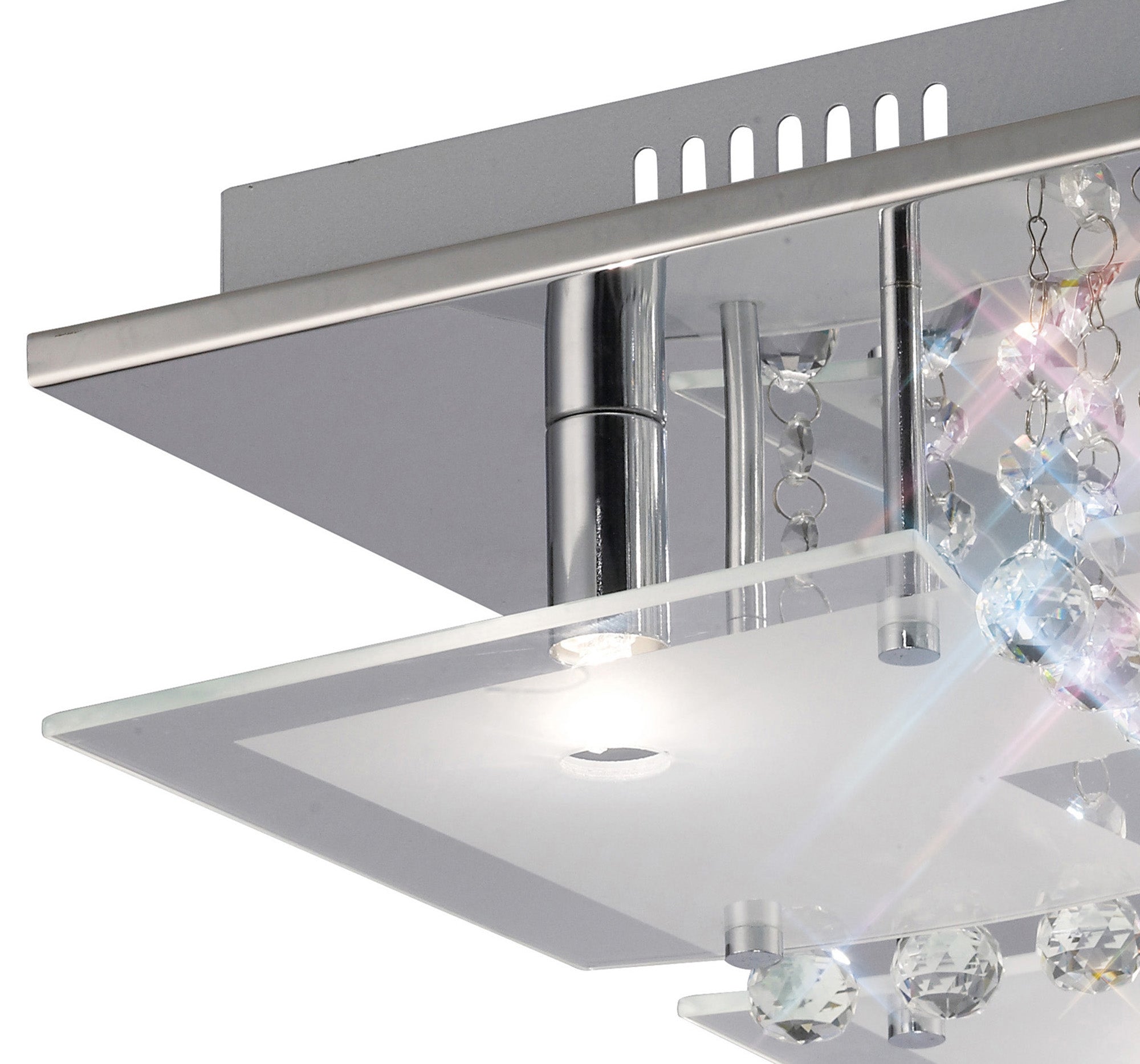 Diyas - Chisora Flush Ceiling Light - Luminosity Designs Ltd