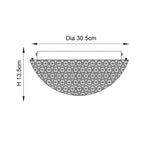 Endon - Chryla 3 Light Flush Bathroom Ceiling Light in Chrome and Crystal, 3x G9 (Endon 60103) - Luminosity Designs Ltd