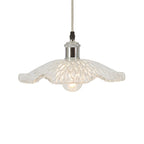 Oaks Lighting - Chur Lozenge Non Electric Patterned Glass Floral Shade for Ceiling Pendants - Luminosity Designs Ltd
