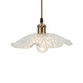 Oaks Lighting - Chur Lozenge Non Electric Patterned Glass Floral Shade for Ceiling Pendants - Luminosity Designs Ltd