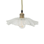 Oaks Lighting - Chur Petal Non Electric Patterned Glass Floral Shade for Ceiling Pendants - Luminosity Designs Ltd