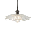 Oaks Lighting - Chur Petal Non Electric Patterned Glass Floral Shade for Ceiling Pendants - Luminosity Designs Ltd