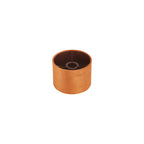 Luminosity Designs Ltd - City Round, 18x13.5cm Shade, Burnt Orange Velvet With Copper Paper Lining & Copper Finish Carrie - Luminosity Designs Ltd