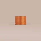 Luminosity Designs Ltd - City Round, 18x13.5cm Shade, Burnt Orange Velvet With Copper Paper Lining & Copper Finish Carrie - Luminosity Designs Ltd
