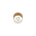 Luminosity Designs Ltd - City Round, 18x13.5cm Shade, Ivory Velvet With Champagne Paper Lining & Champagne Finish Carrier - Luminosity Designs Ltd