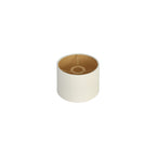 Luminosity Designs Ltd - City Round, 18x13.5cm Shade, Ivory Velvet With Champagne Paper Lining & Champagne Finish Carrier - Luminosity Designs Ltd