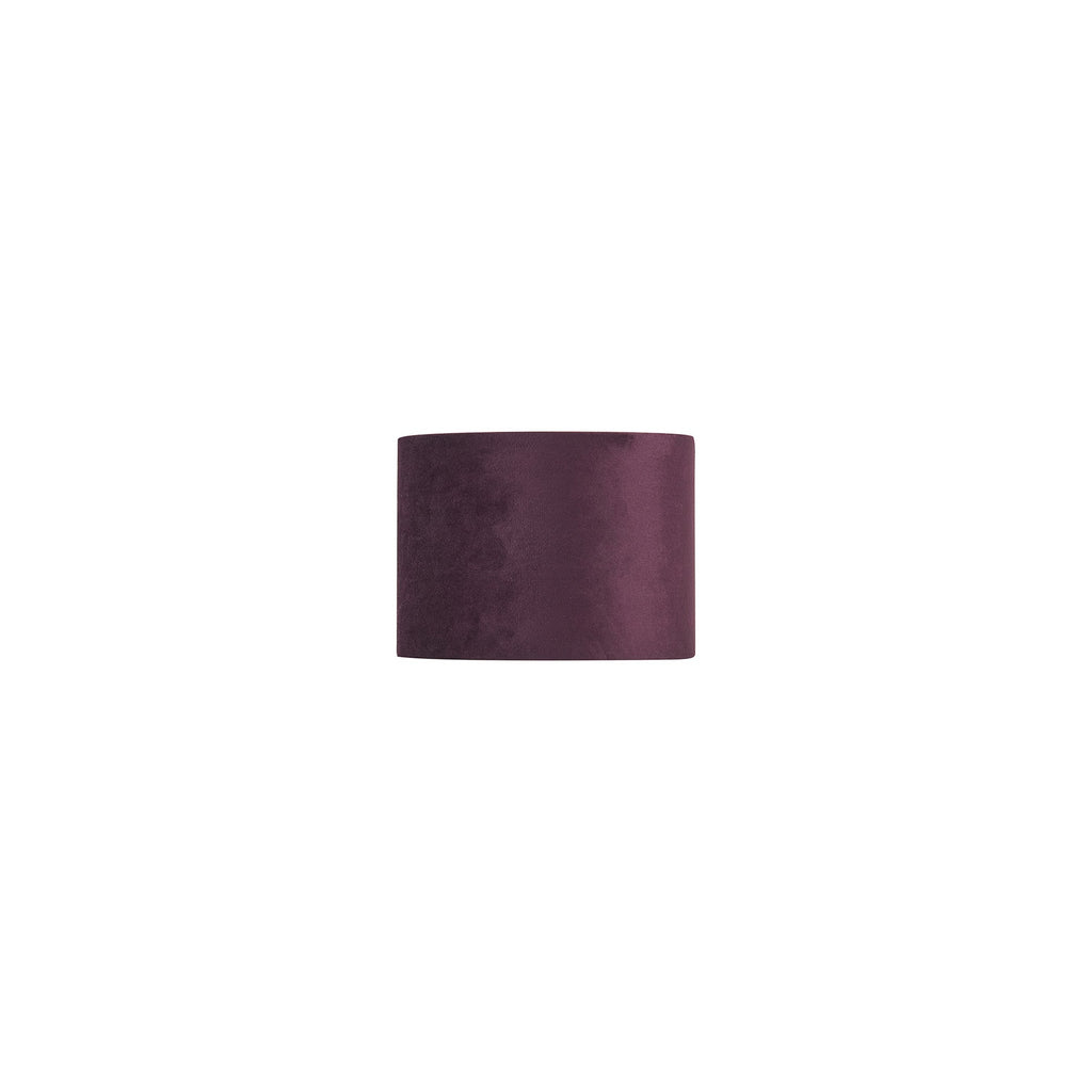 Luminosity Designs Ltd - City Round, 18x13.5cm Shade, Velvet With Matching Lining & Finish Carrier - Luminosity Designs Ltd
