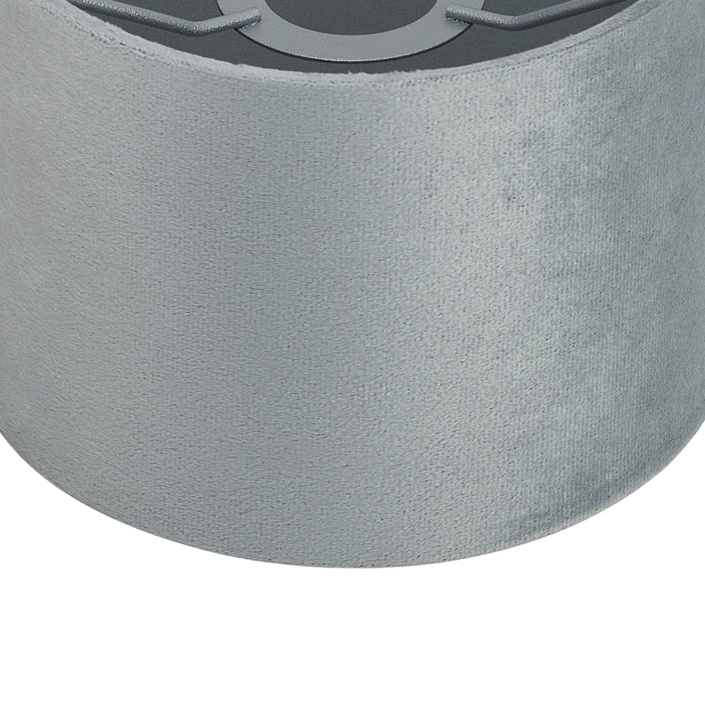 Luminosity Designs Ltd - City Round, 18x13.5cm Shade, Velvet With Matching Lining & Finish Carrier - Luminosity Designs Ltd