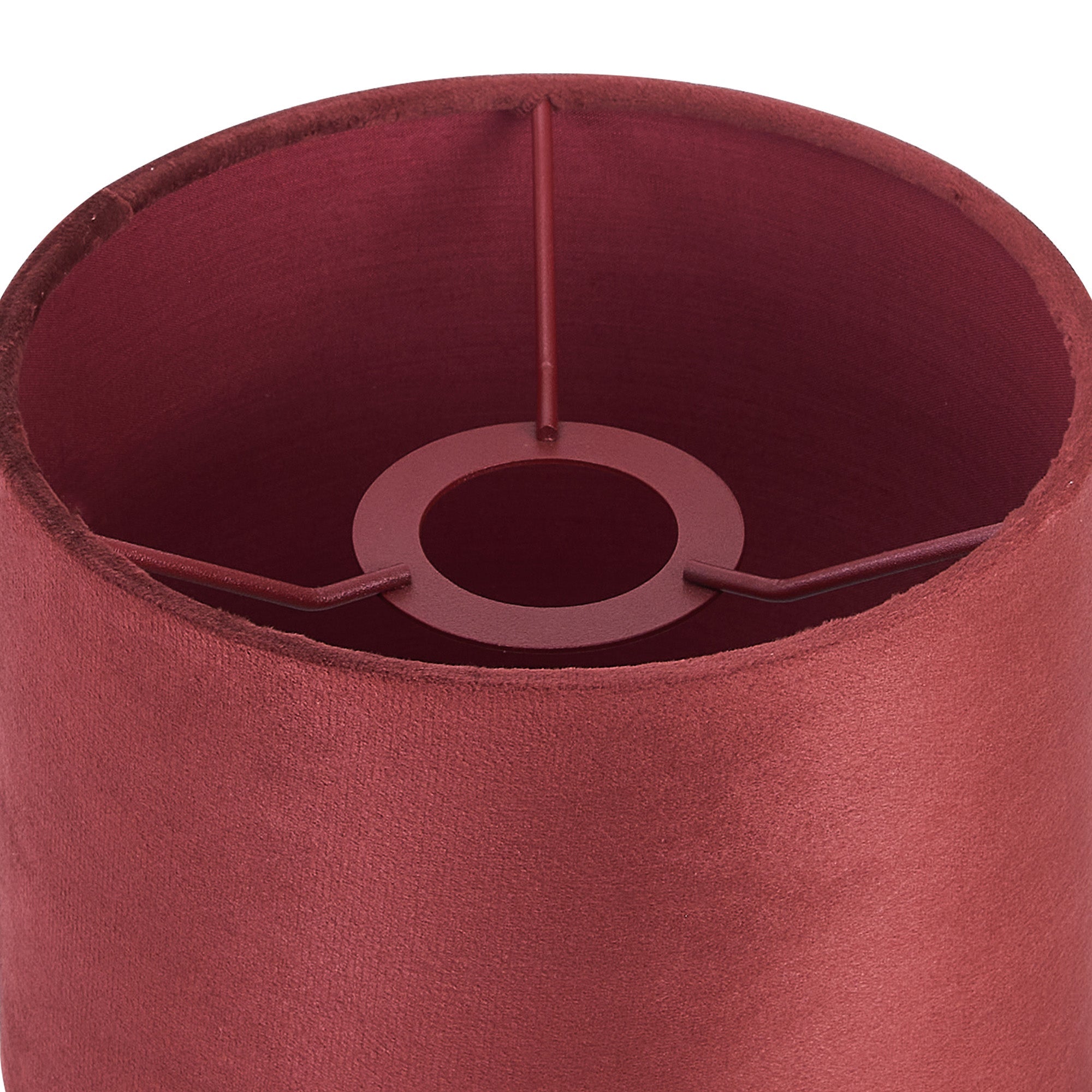 Luminosity Designs Ltd - City Round, 18x13.5cm Shade, Velvet With Matching Lining & Finish Carrier - Luminosity Designs Ltd