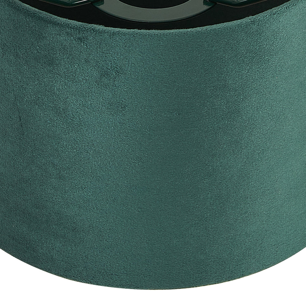 Luminosity Designs Ltd - City Round, 18x13.5cm Shade, Velvet With Matching Lining & Finish Carrier - Luminosity Designs Ltd