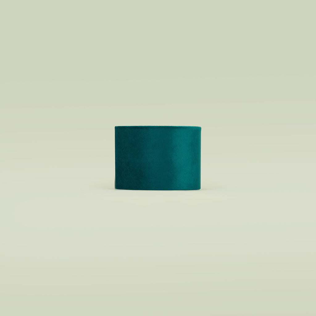 Luminosity Designs Ltd - City Round, 18x13.5cm Shade, Velvet With Matching Lining & Finish Carrier - Luminosity Designs Ltd