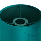Luminosity Designs Ltd - City Round, 18x13.5cm Shade, Velvet With Matching Lining & Finish Carrier - Luminosity Designs Ltd