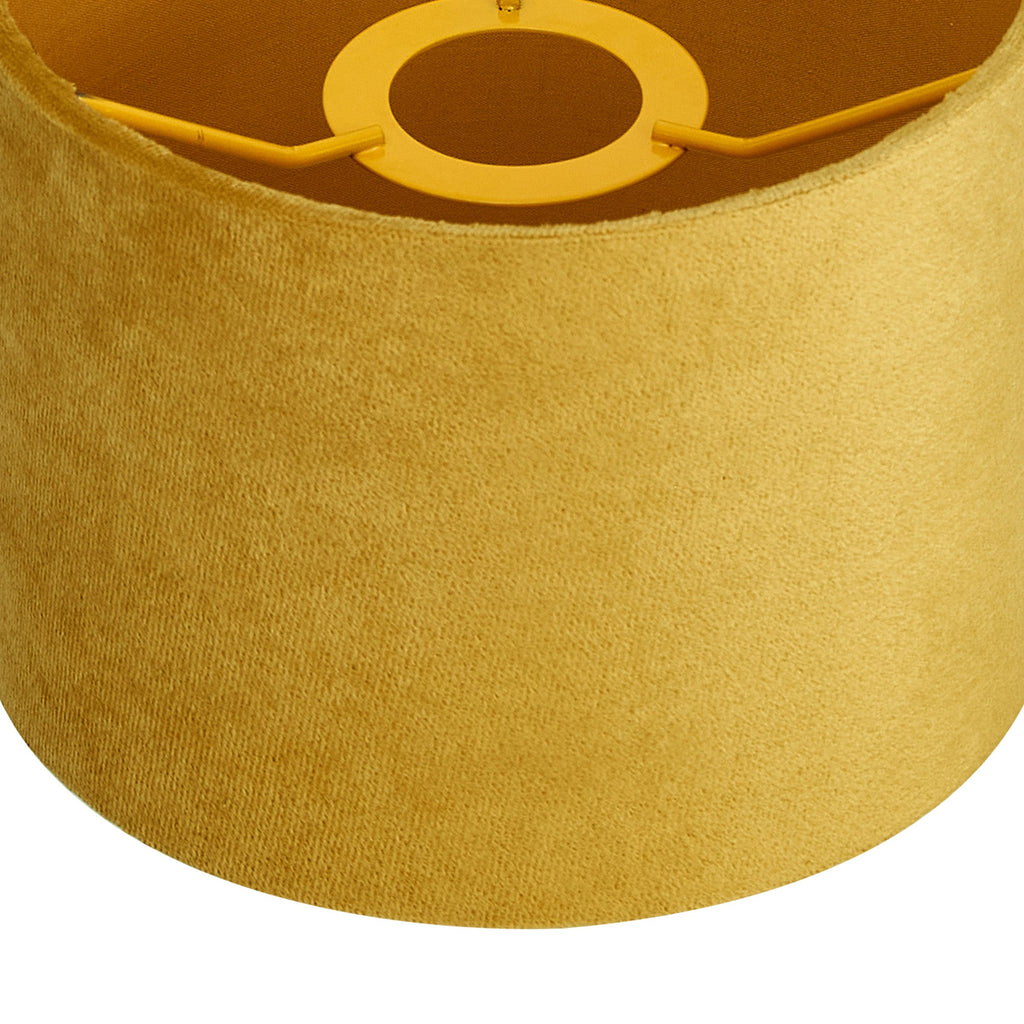 Luminosity Designs Ltd - City Round, 18x13.5cm Shade, Velvet With Matching Lining & Finish Carrier - Luminosity Designs Ltd
