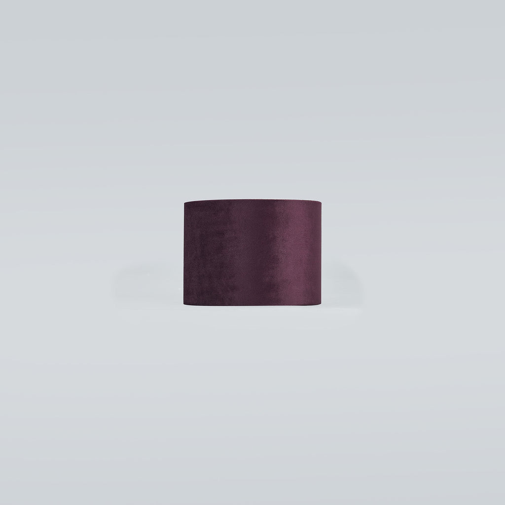 Luminosity Designs Ltd - City Round, 18x13.5cm Shade, Velvet With Matching Lining & Finish Carrier - Luminosity Designs Ltd