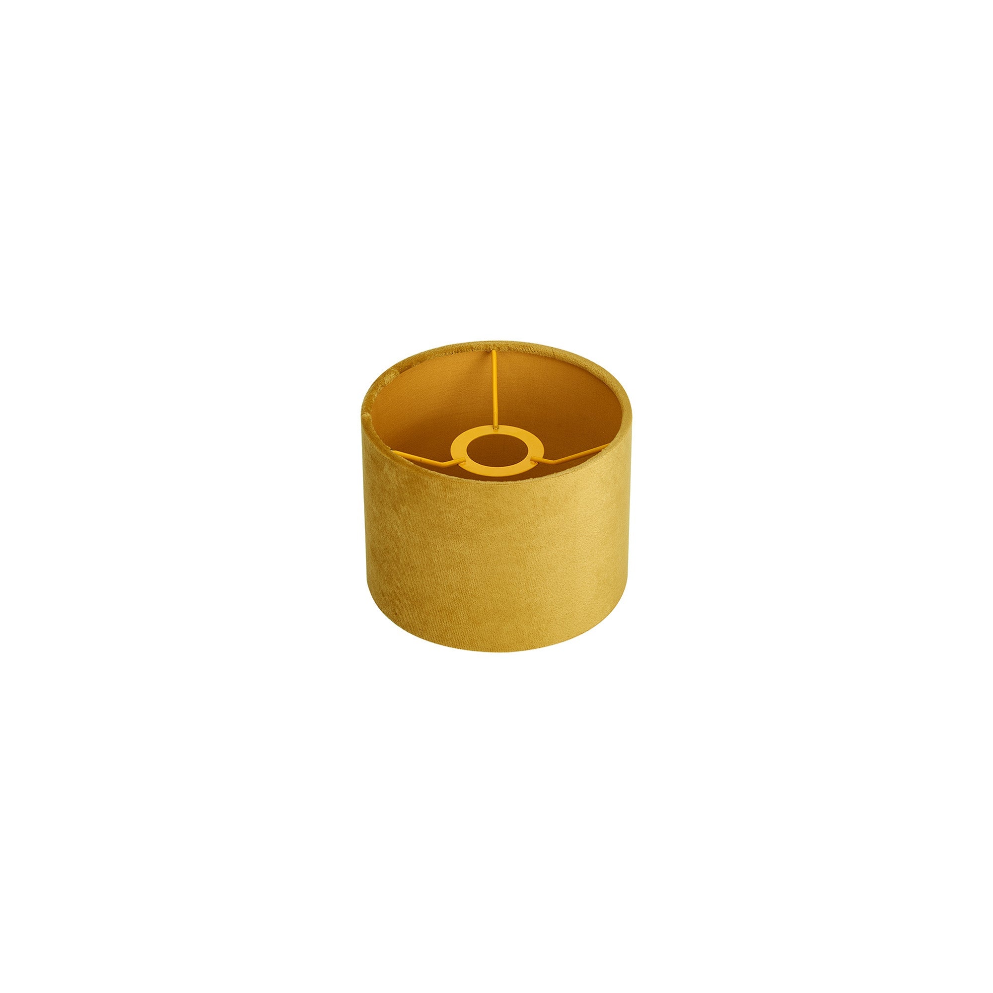 Luminosity Designs Ltd - City Round, 18x13.5cm Shade, Velvet With Matching Lining & Finish Carrier - Luminosity Designs Ltd