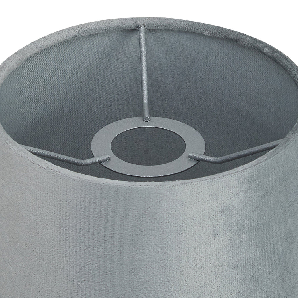 Luminosity Designs Ltd - City Round, 18x13.5cm Shade, Velvet With Matching Lining & Finish Carrier - Luminosity Designs Ltd