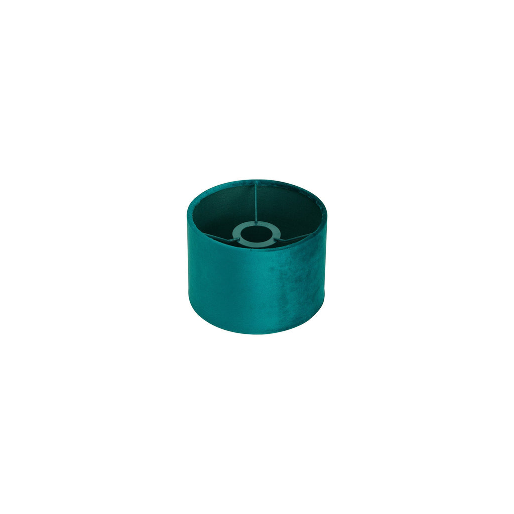 Luminosity Designs Ltd - City Round, 18x13.5cm Shade, Velvet With Matching Lining & Finish Carrier - Luminosity Designs Ltd