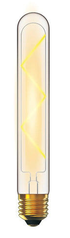 Luxram - Classic Deco LED 185mm Tubular Line Radio Type Bulb, E27 Dimmable 4W, 300lm. - Luminosity Designs Ltd