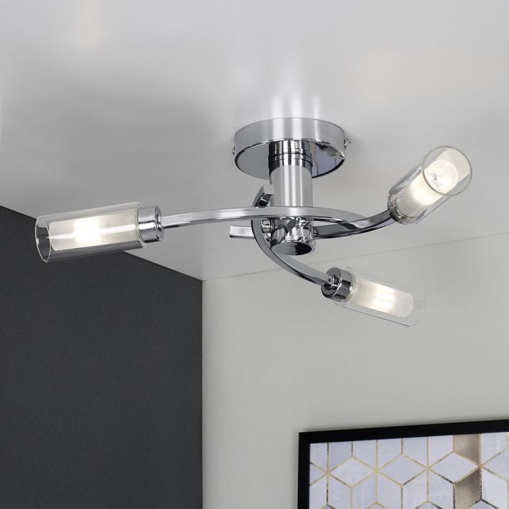 LSE - Claudi 3 Light Flush Fitting - Luminosity Designs Ltd