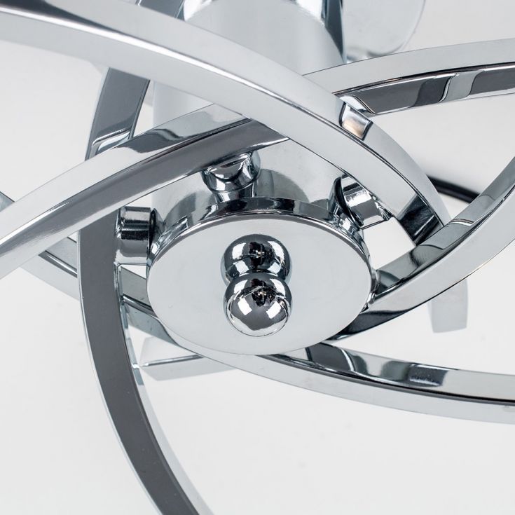 LSE - Claudi 5 Light Flush Fitting - Luminosity Designs Ltd