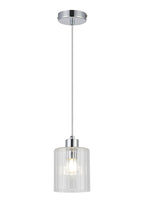 Luminosity Designs Ltd - Cleo 12cm Bathroom Pendant, 1 x E14, IP44, metal with Clear Glass - Luminosity Designs Ltd