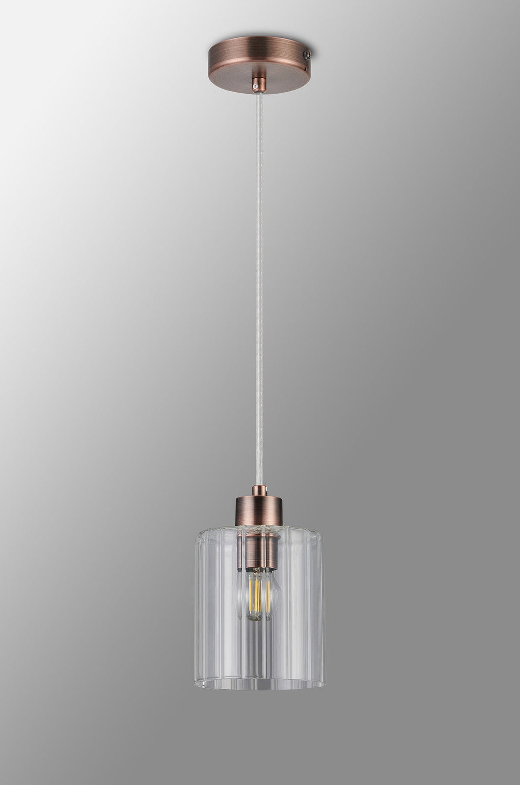 Luminosity Designs Ltd - Cleo 12cm Bathroom Pendant, 1 x E14, IP44, metal with Clear Glass - Luminosity Designs Ltd