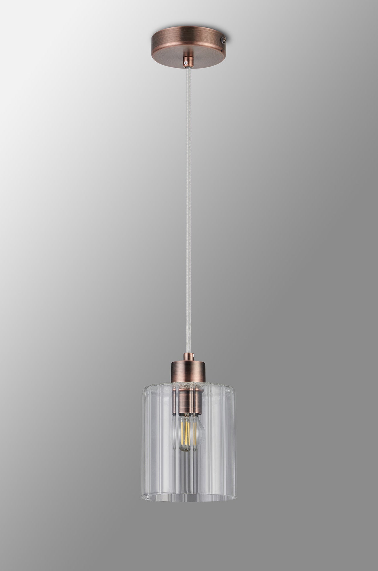 Luminosity Designs Ltd - Cleo 12cm Bathroom Pendant, 1 x E14, IP44, metal with Clear Glass - Luminosity Designs Ltd