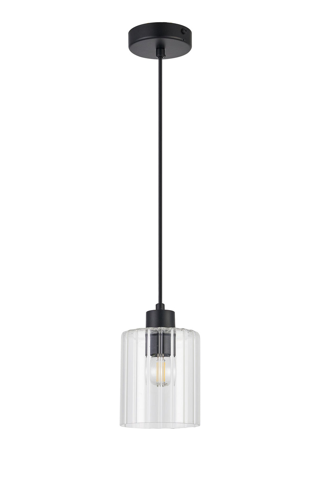 Luminosity Designs Ltd - Cleo 12cm Bathroom Pendant, 1 x E14, IP44, metal with Clear Glass - Luminosity Designs Ltd