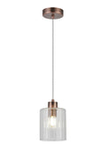 Luminosity Designs Ltd - Cleo 12cm Bathroom Pendant, 1 x E14, IP44, metal with Clear Glass - Luminosity Designs Ltd