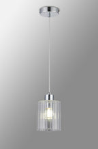 Luminosity Designs Ltd - Cleo 12cm Bathroom Pendant, 1 x E14, IP44, metal with Clear Glass - Luminosity Designs Ltd