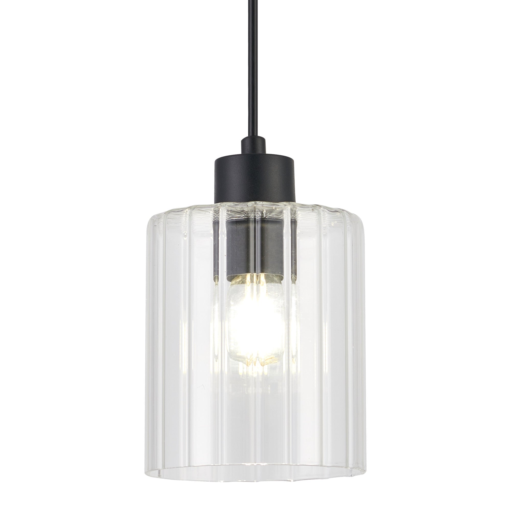 Luminosity Designs Ltd - Cleo 12cm Bathroom Pendant, 1 x E14, IP44, metal with Clear Glass - Luminosity Designs Ltd