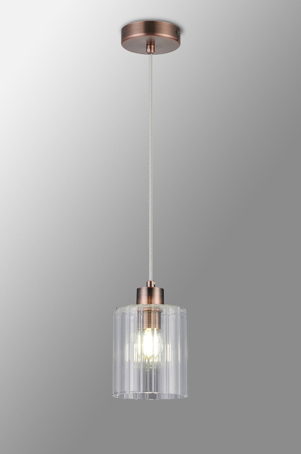Luminosity Designs Ltd - Cleo 12cm Bathroom Pendant, 1 x E14, IP44, metal with Clear Glass - Luminosity Designs Ltd