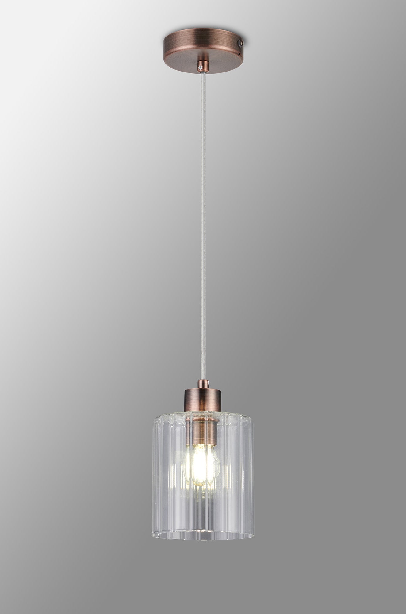 Luminosity Designs Ltd - Cleo 12cm Bathroom Pendant, 1 x E14, IP44, metal with Clear Glass - Luminosity Designs Ltd