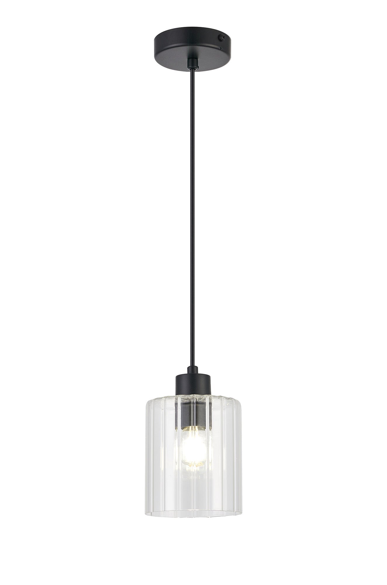 Luminosity Designs Ltd - Cleo 12cm Bathroom Pendant, 1 x E14, IP44, metal with Clear Glass - Luminosity Designs Ltd