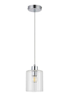 Luminosity Designs Ltd - Cleo 12cm Bathroom Pendant, 1 x E14, IP44, metal with Clear Glass - Luminosity Designs Ltd