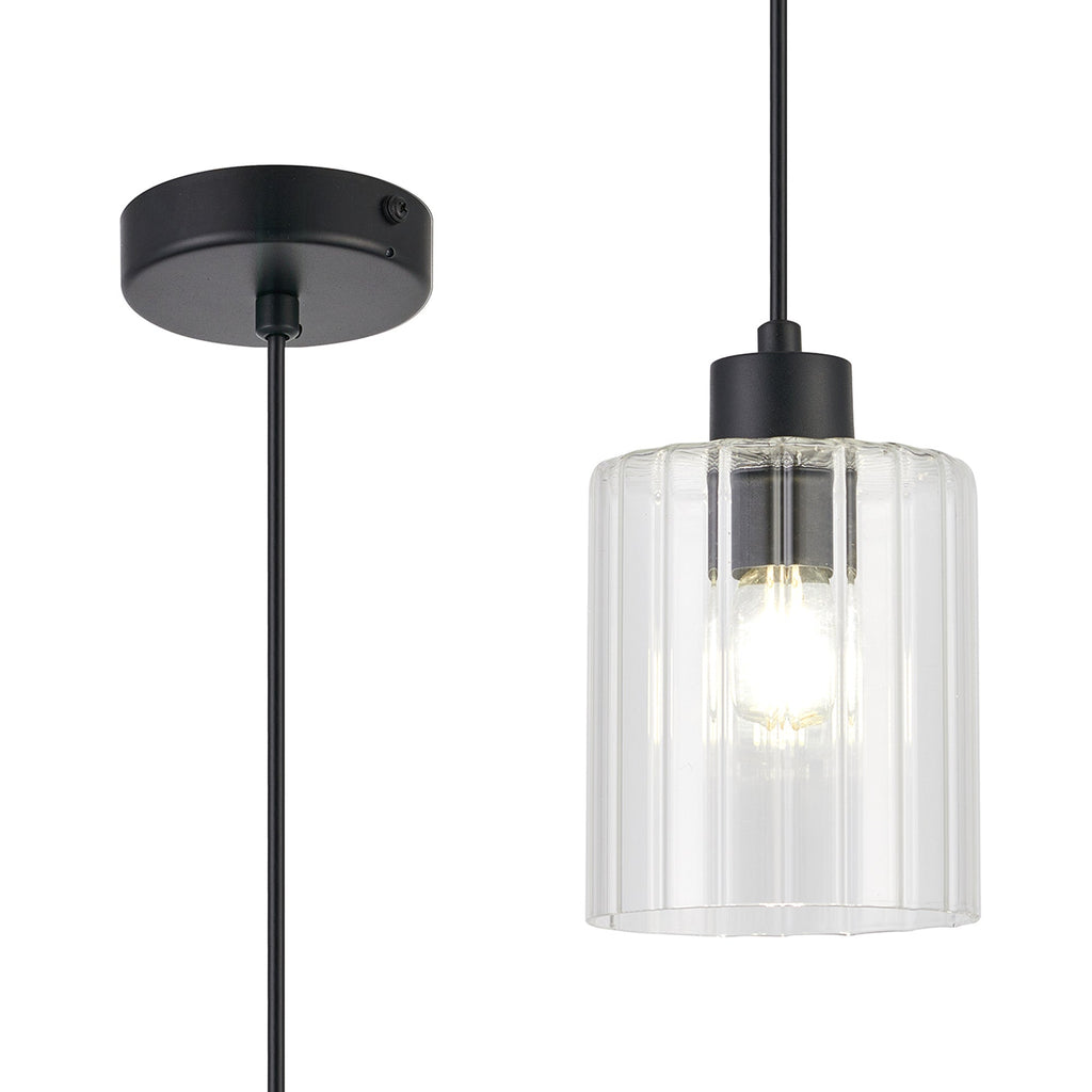Luminosity Designs Ltd - Cleo 12cm Bathroom Pendant, 1 x E14, IP44, metal with Clear Glass - Luminosity Designs Ltd