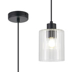 Luminosity Designs Ltd - Cleo 12cm Bathroom Pendant, 1 x E14, IP44, metal with Clear Glass - Luminosity Designs Ltd