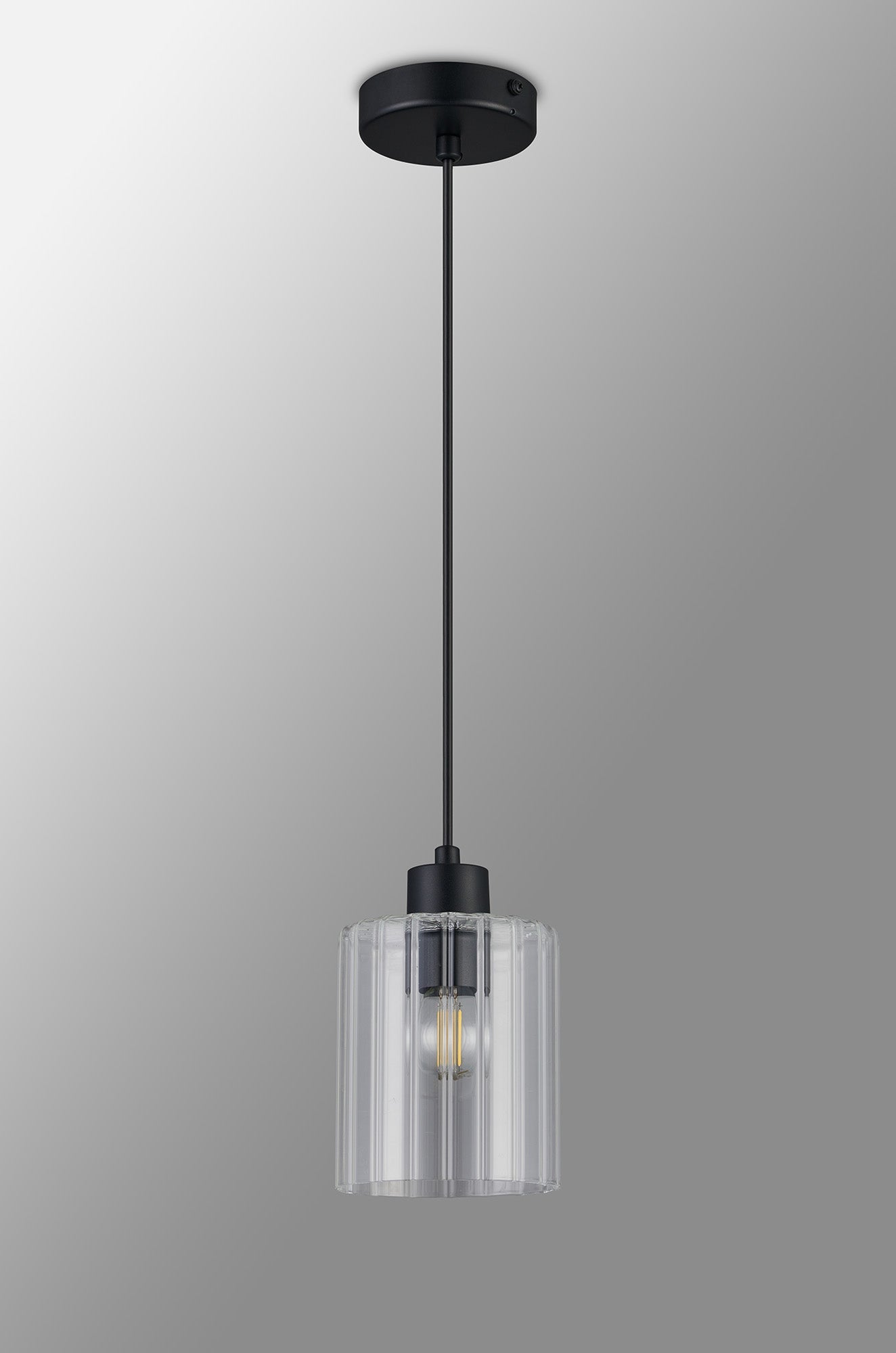 Luminosity Designs Ltd - Cleo 12cm Bathroom Pendant, 1 x E14, IP44, metal with Clear Glass - Luminosity Designs Ltd
