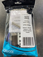 Trendiswitch - Click Deco Stainless Steel Cooker switch with Black Insert - Luminosity Designs Ltd
