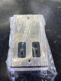 Trendiswitch - Click Shaver Socket with Black Insert - Luminosity Designs Ltd