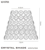 Diyas - Clip On Crystal Ring Shade - Luminosity Designs Ltd