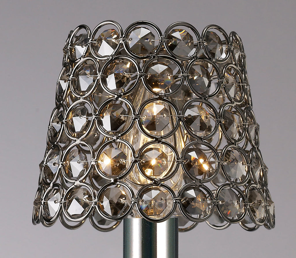 Diyas - Clip On Crystal Ring Shade - Luminosity Designs Ltd